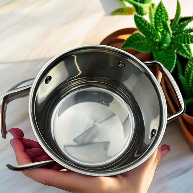 Induksion pechlar uchun mis qoplamali ko‘p funksiyali zanglamaydigan po‘latdan yasalgan sous panni