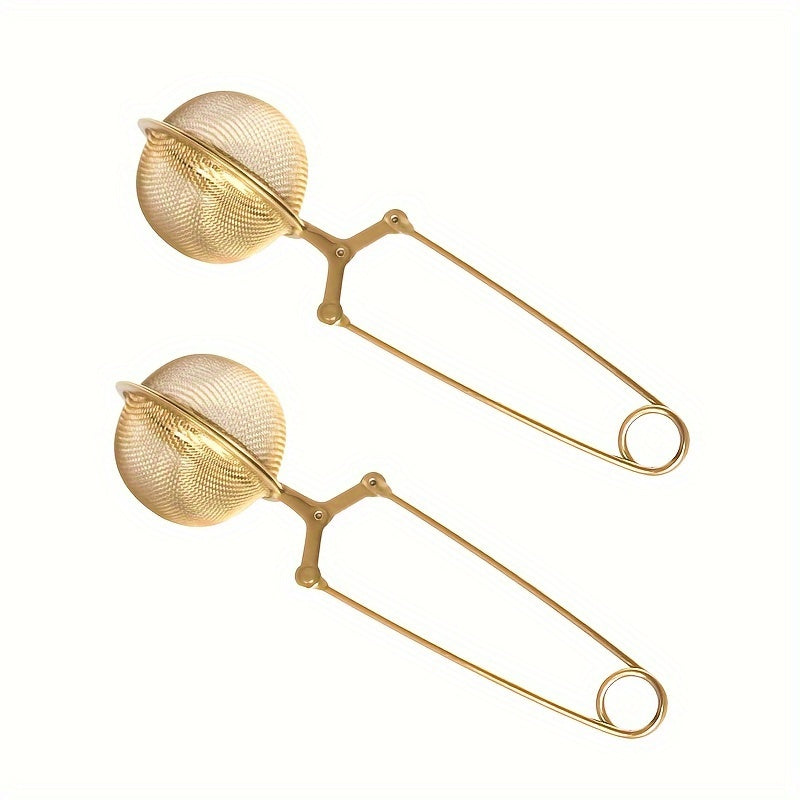 Premium Stainless Steel Tea Ball Infuser with Handle for Loose Leaf Tea