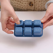 3Pcs Ice Cube Trays with Lids Food-Grade PP Plastic Stackable Leak-Proof Color-Coded