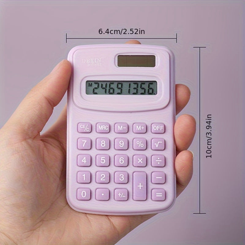 Мультяшный карманный калькулятор для школьных офисных советов с LED-дисплеем