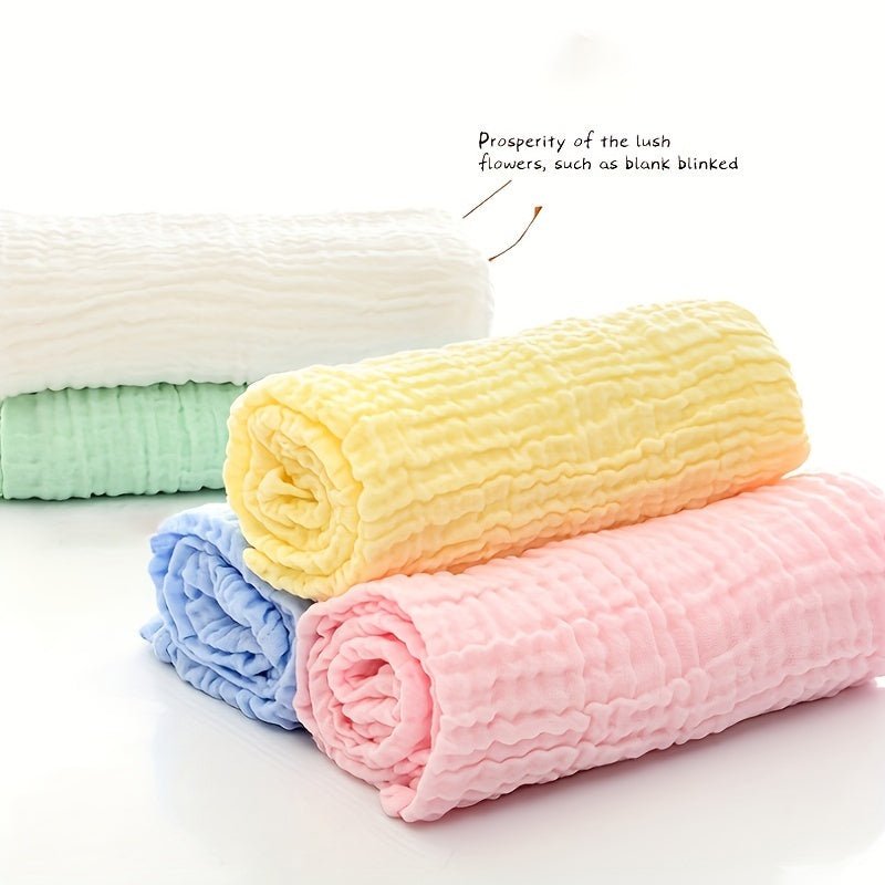 Детский хлопковый пеленальный плед 6-слойный впитывающий для малышей, 104x104 см, серый, розовый, синий