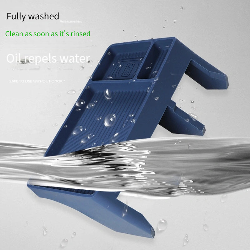 Silicone Storage Box for Car Interior Console Tray Behind Infotainment Screen