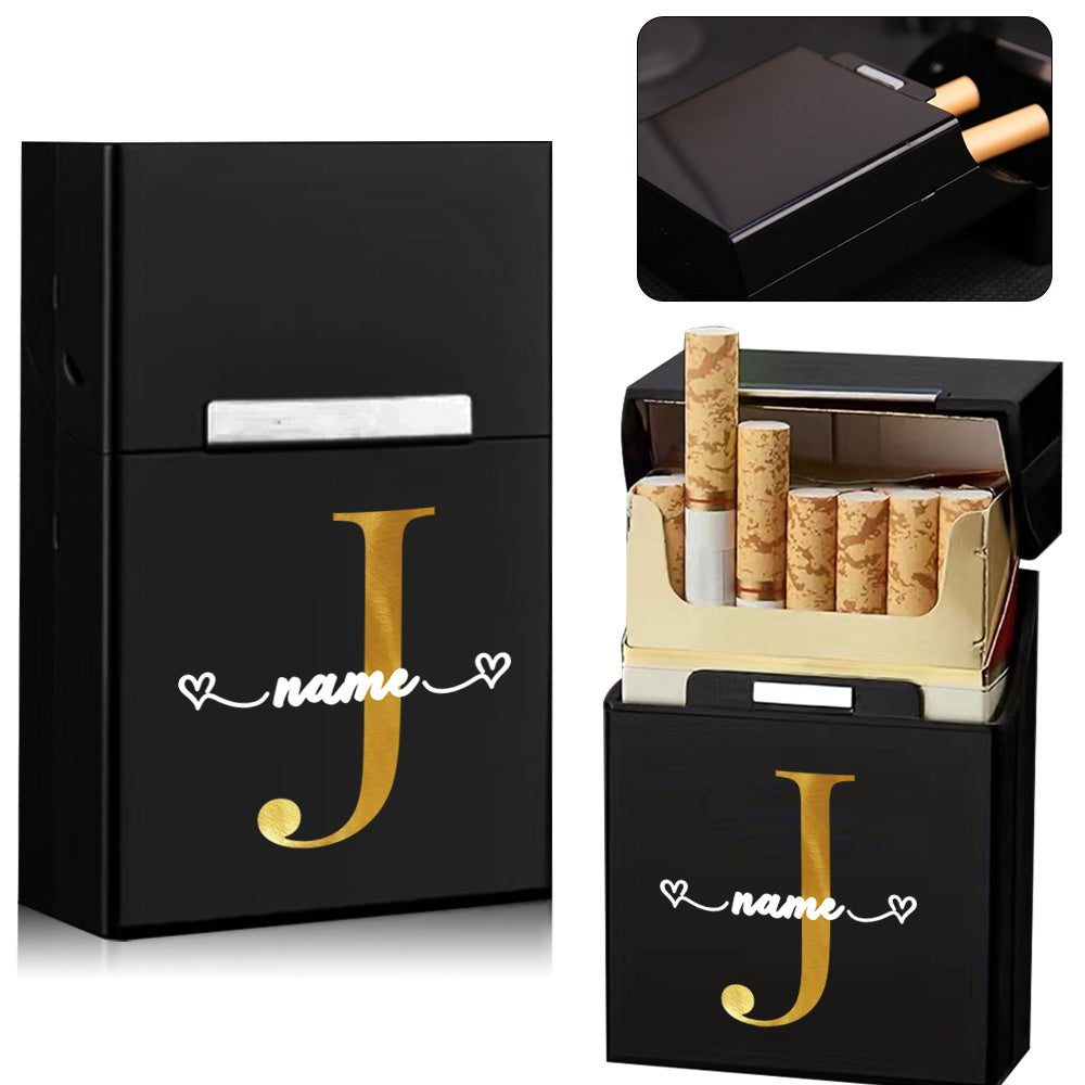 Personalized Metal Cigarette Case Water-Resistant Travel Organizer for Men