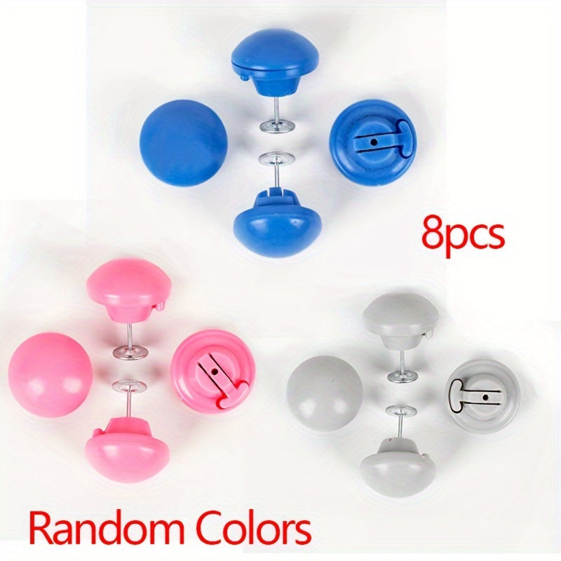 8-Pack Invisible Bed Cover Clips Non-Slip Sofa Fasteners for Bedding and Furniture