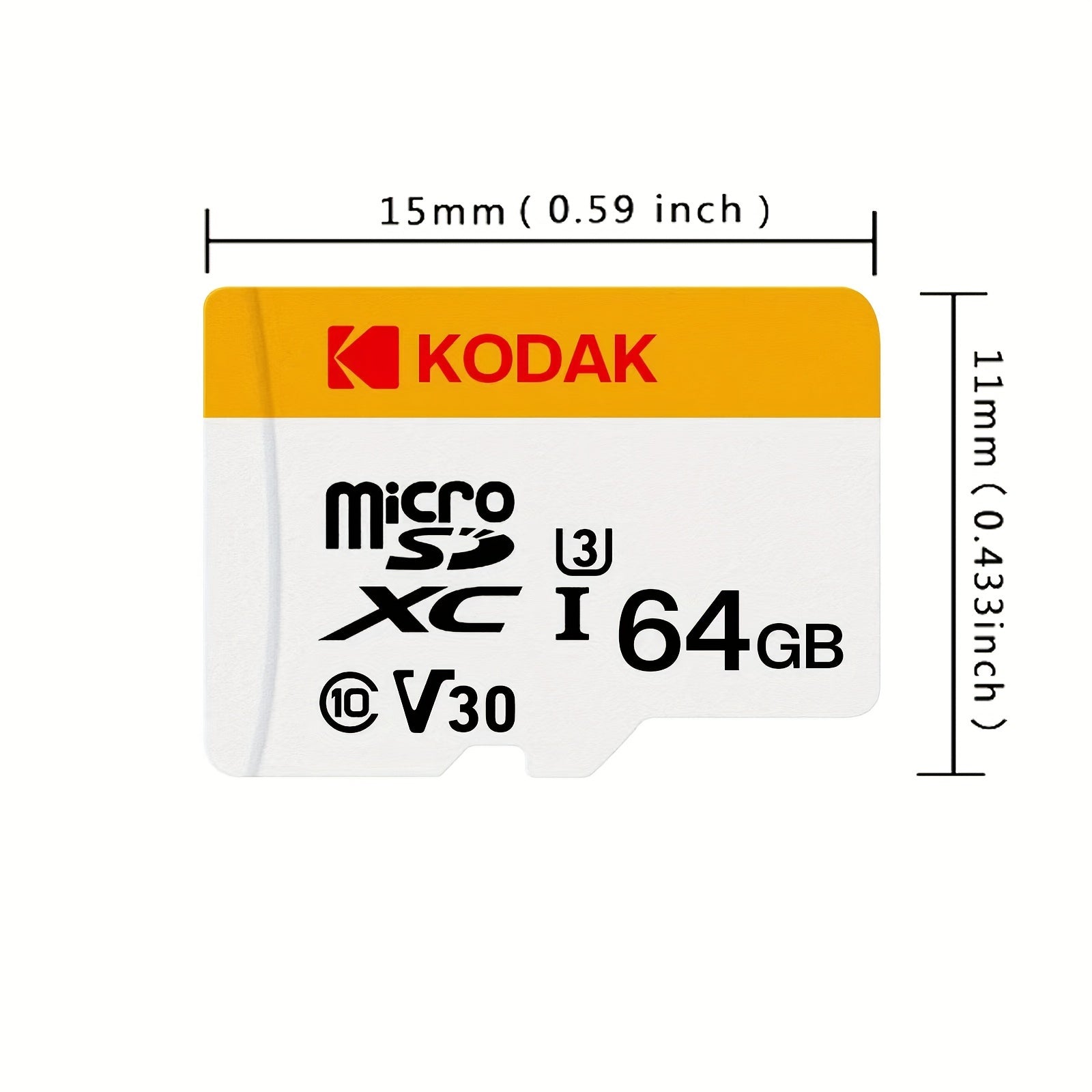 High-Speed Class 10 V30 Micro SDXC Memory Card 32GB 64GB 128GB for Smartphones Cameras Drones Dash Cams