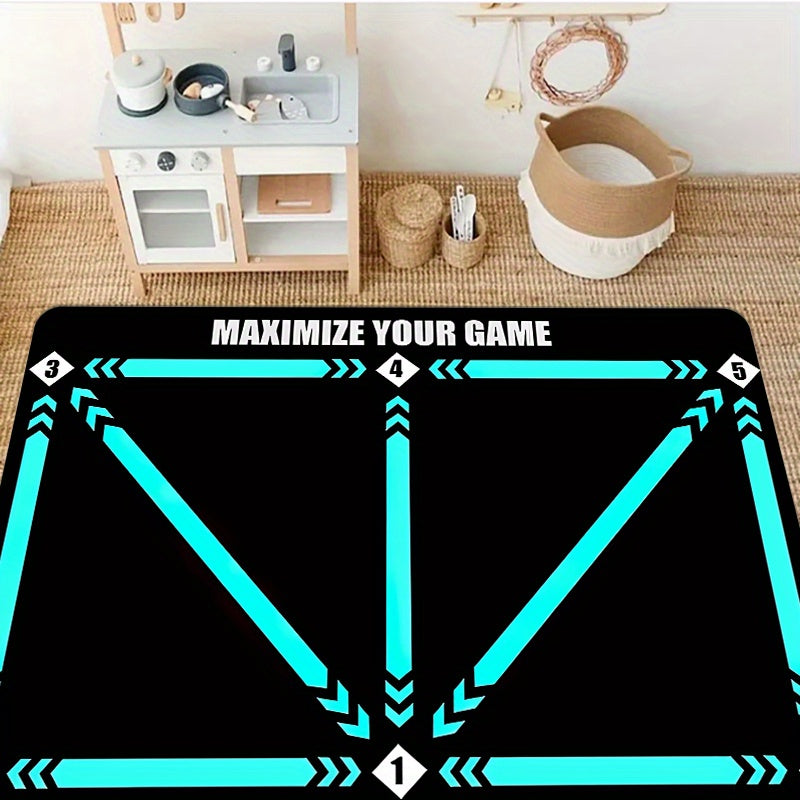 Soccer Training Mat Non-Slip Soft Polyester Indoor Rug for Living Room Bedroom