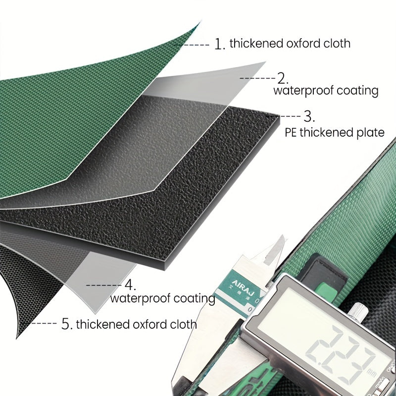 Bolsa de herramientas eléctrica multifunción impermeable de 33.02 cm con tela Oxford reforzada
