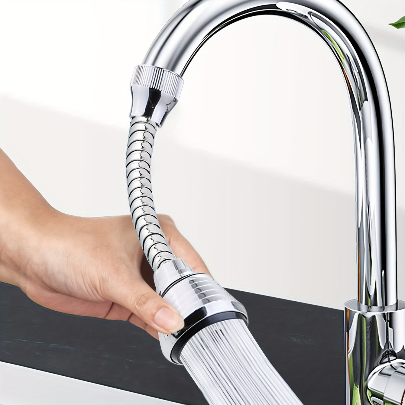 Universal Kitchen Faucet Extension with Anti-Splash for Vegetable Washing and Basin Pool