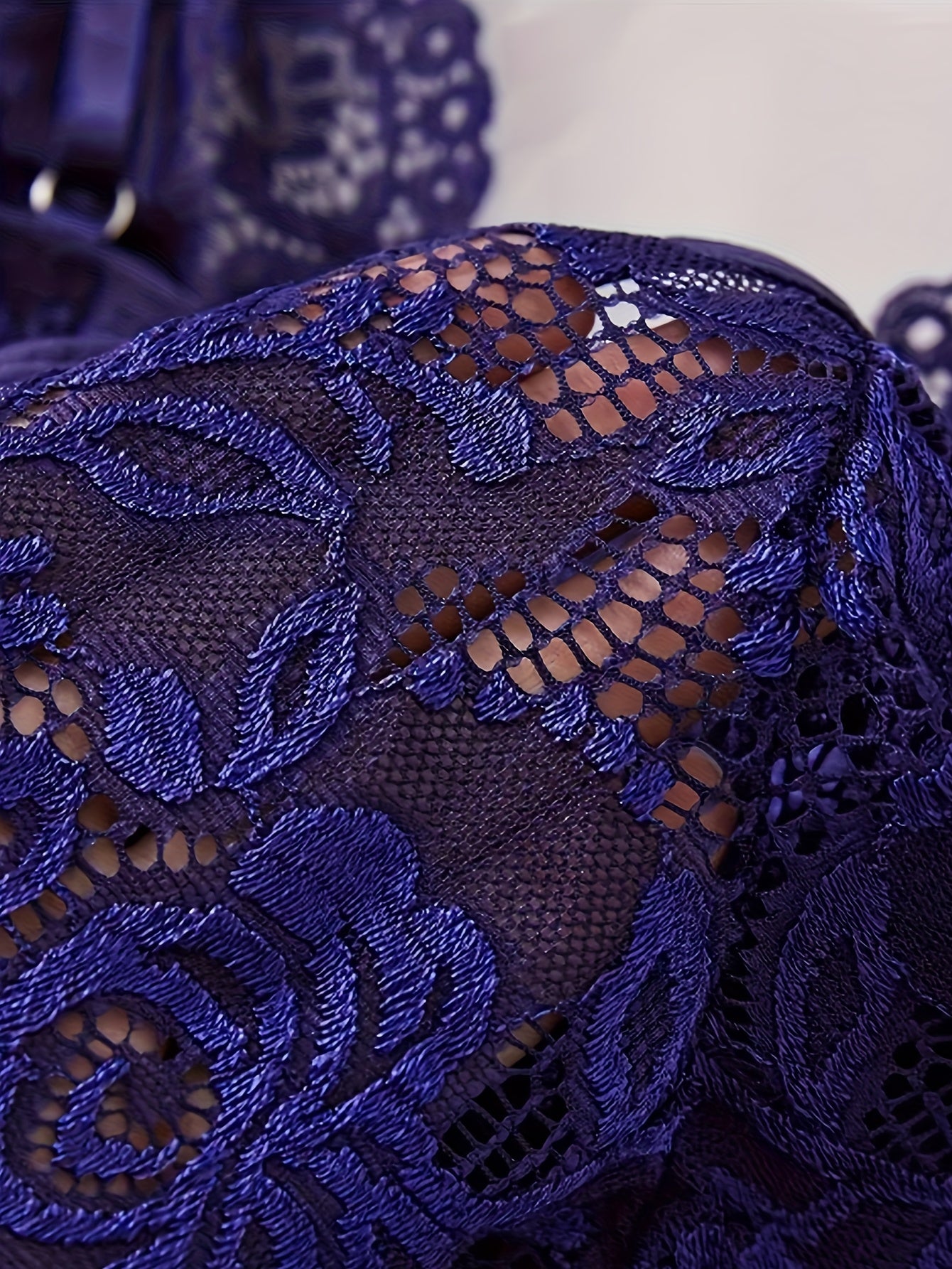 Women's Lace Nightgown with Deep V Back Bow Detail and Asymmetrical Hem