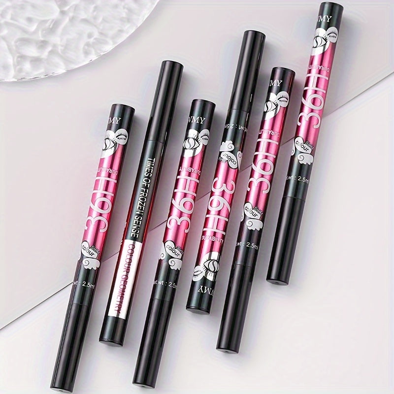 Women Black Ultra-Fine Eyeliner Pencil Quick-Dry Smudge-Proof