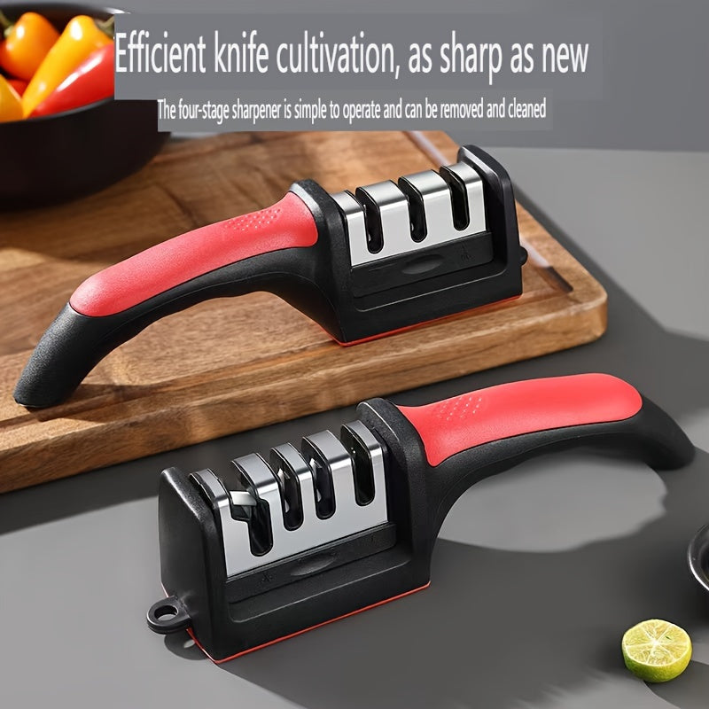 Handheld Knife Sharpener Sturdy Lightweight Kitchen Tool for Everyday Use