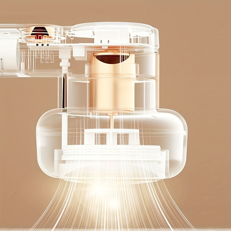 USB orqali zaryadlanadigan batareyali, LED ko'rsatkichli va kiyim va mebel uchun 2 tezlikka ega lint olib tashlagich.