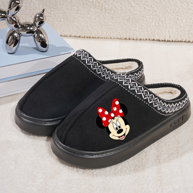 Women's 2D Printed Slip-On Slippers EVA Sole Indoor Outdoor Comfortable