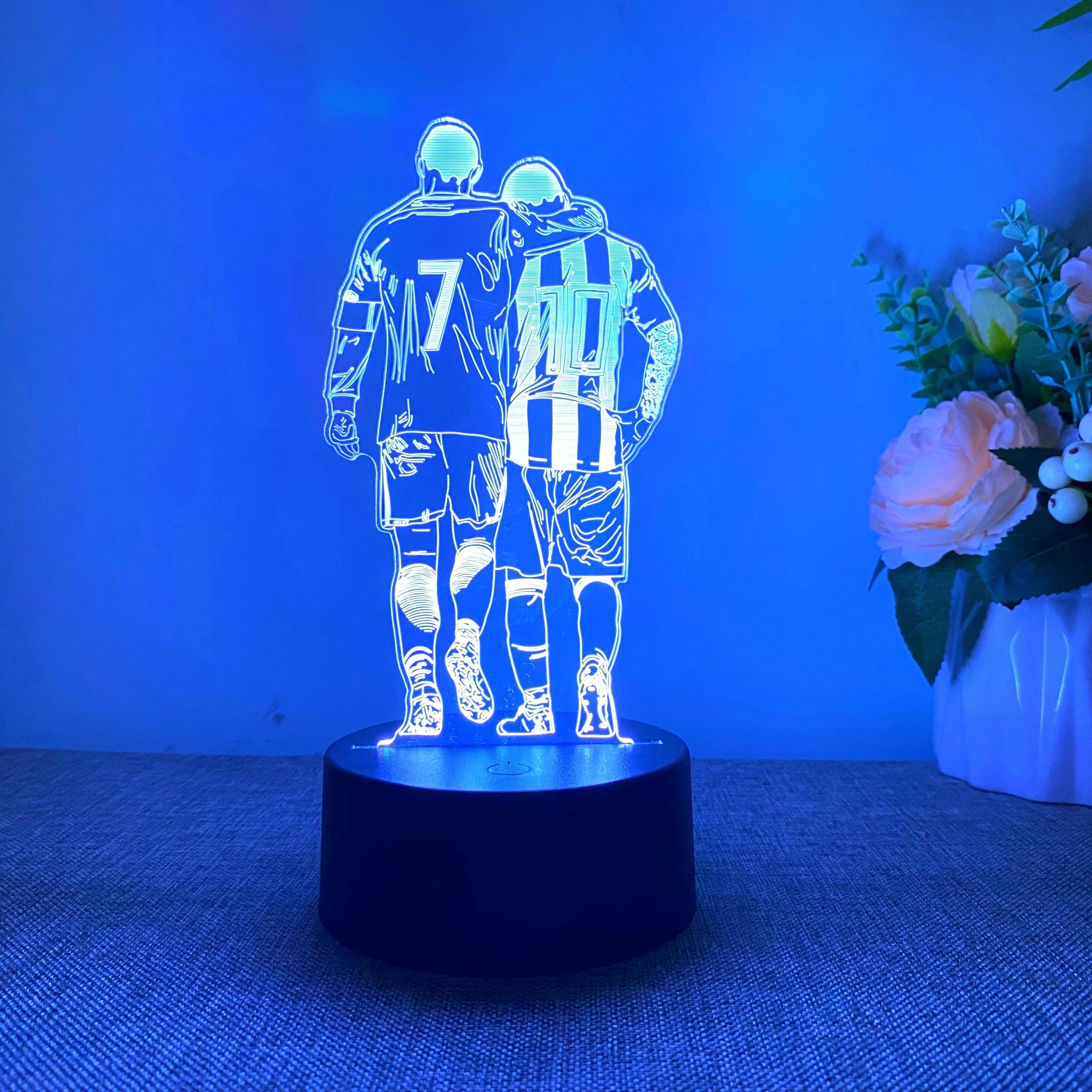 3D Football Night Light for Fans Kids and Adults Decorative LED Gift