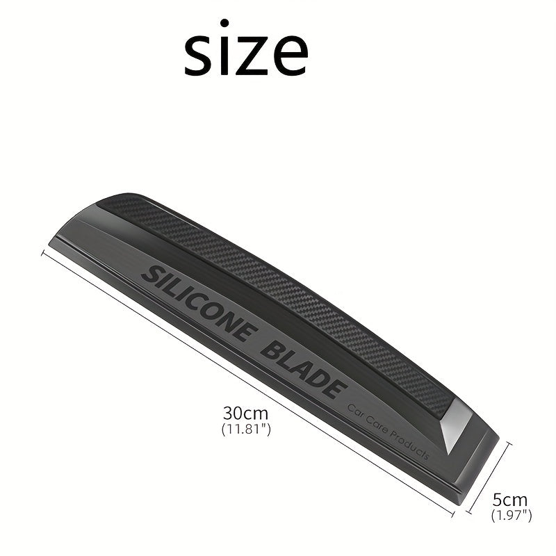 Soft Silicone Car Window Wiper Drying Blade Grid Scraper Tool