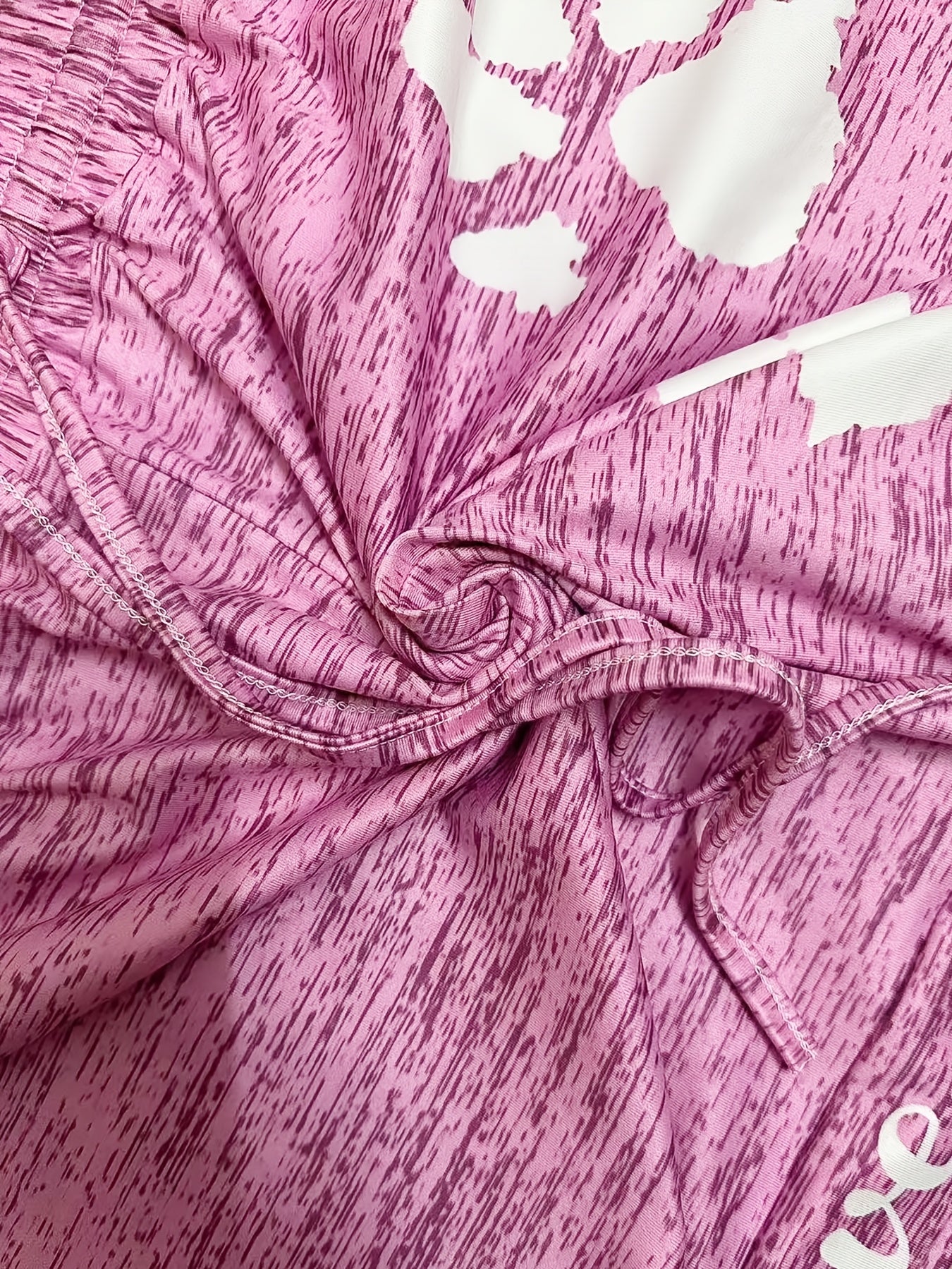 Шорты для женщин больших размеров летние повседневные с рисунком лапы и дизайном любви