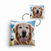 Pet Photo Pillow Cover 45x45cm Polyester Blend Single-Sided Print Dog Cat Gift