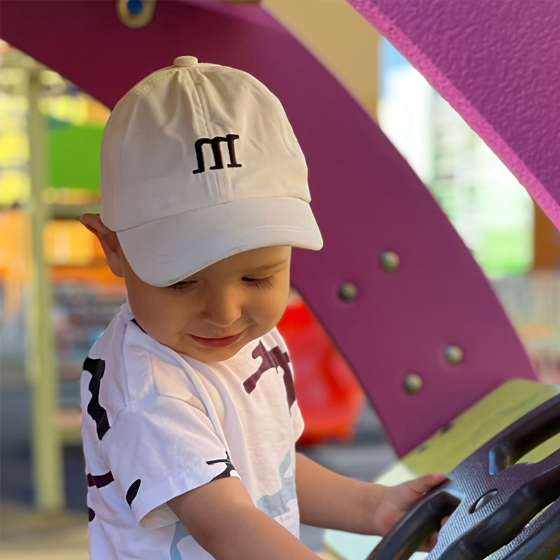 Children's Cotton Baseball Cap for Boys and Girls Adjustable Sun Protection All-Season