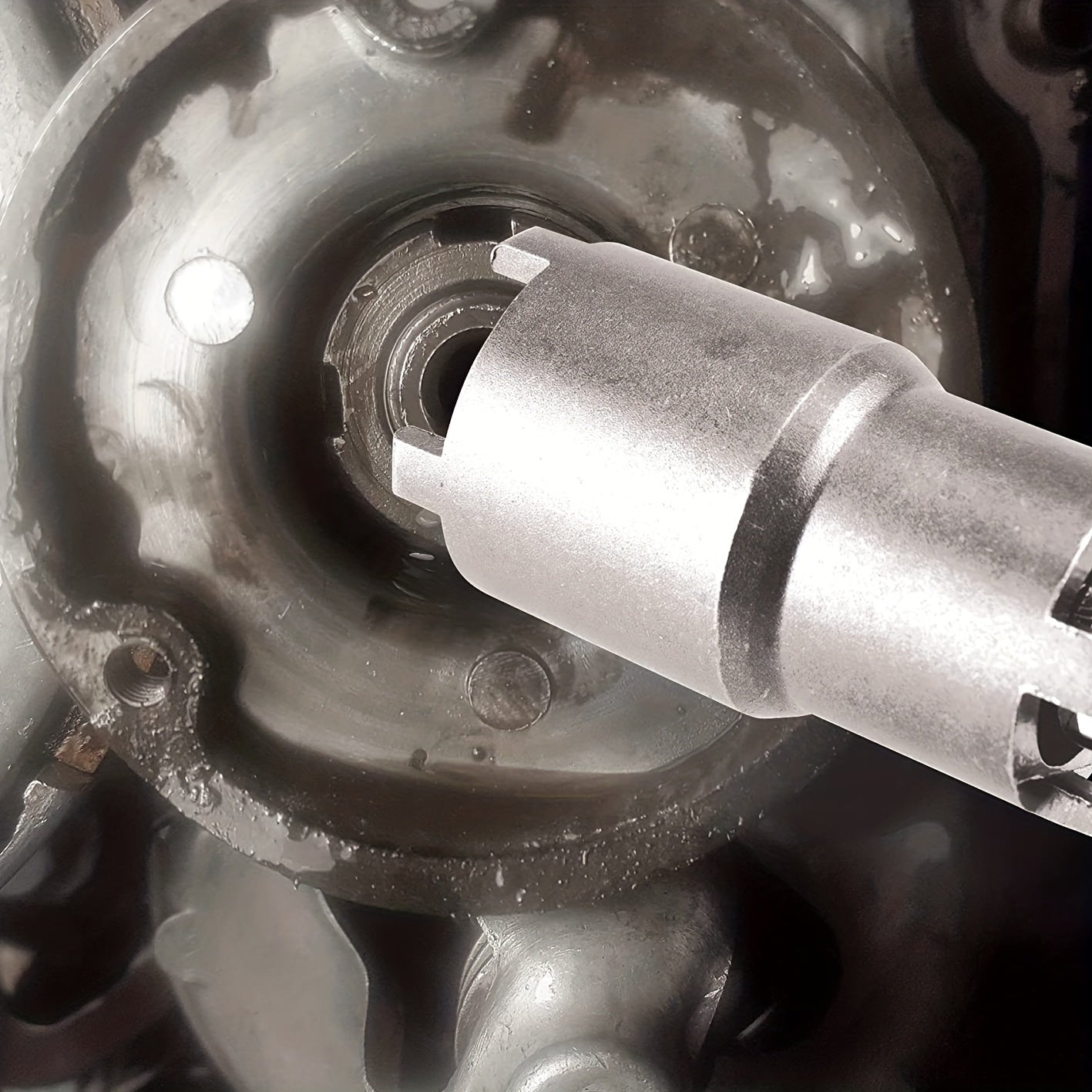 Инструмент для ремонта мотоциклов, двусторонний ключ-гаечный ключ с черной окраской, блокировка сцепления