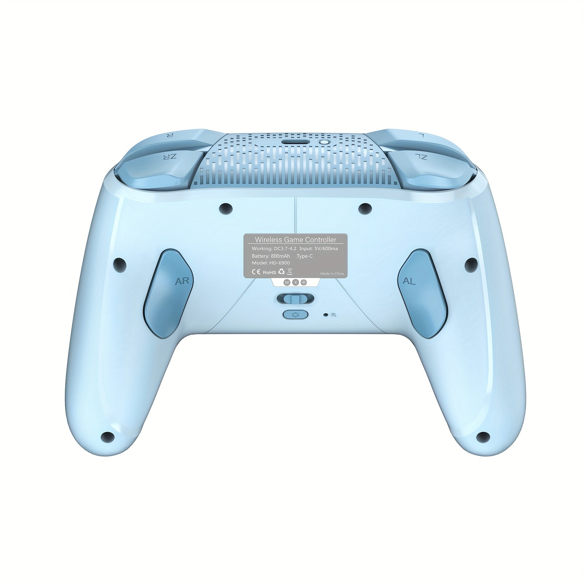 Wireless Game Controller with RGB Lights Dual Motors 6-Axis Gyro for Nintendo Switch Windows Android