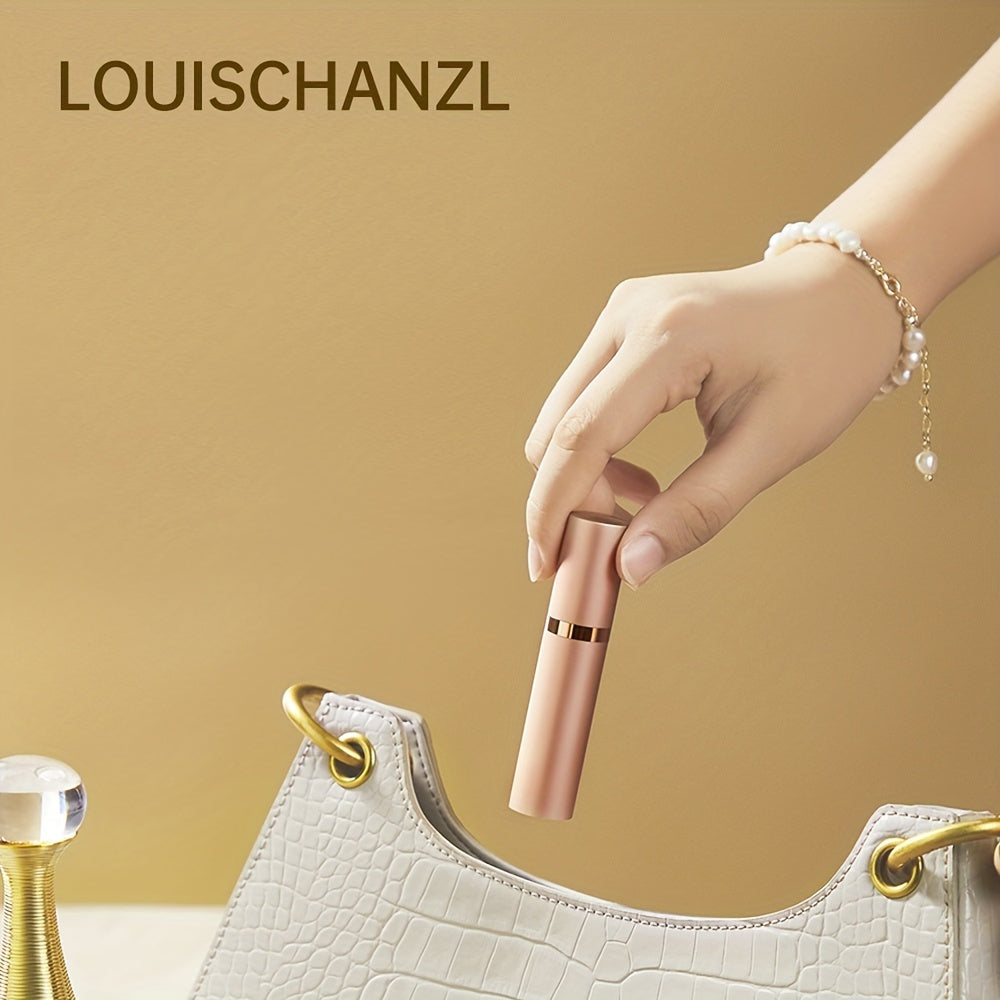 5ml Aluminum Alloy Travel Perfume Bottle with Nano Mist Nozzle and Two Conversion Heads