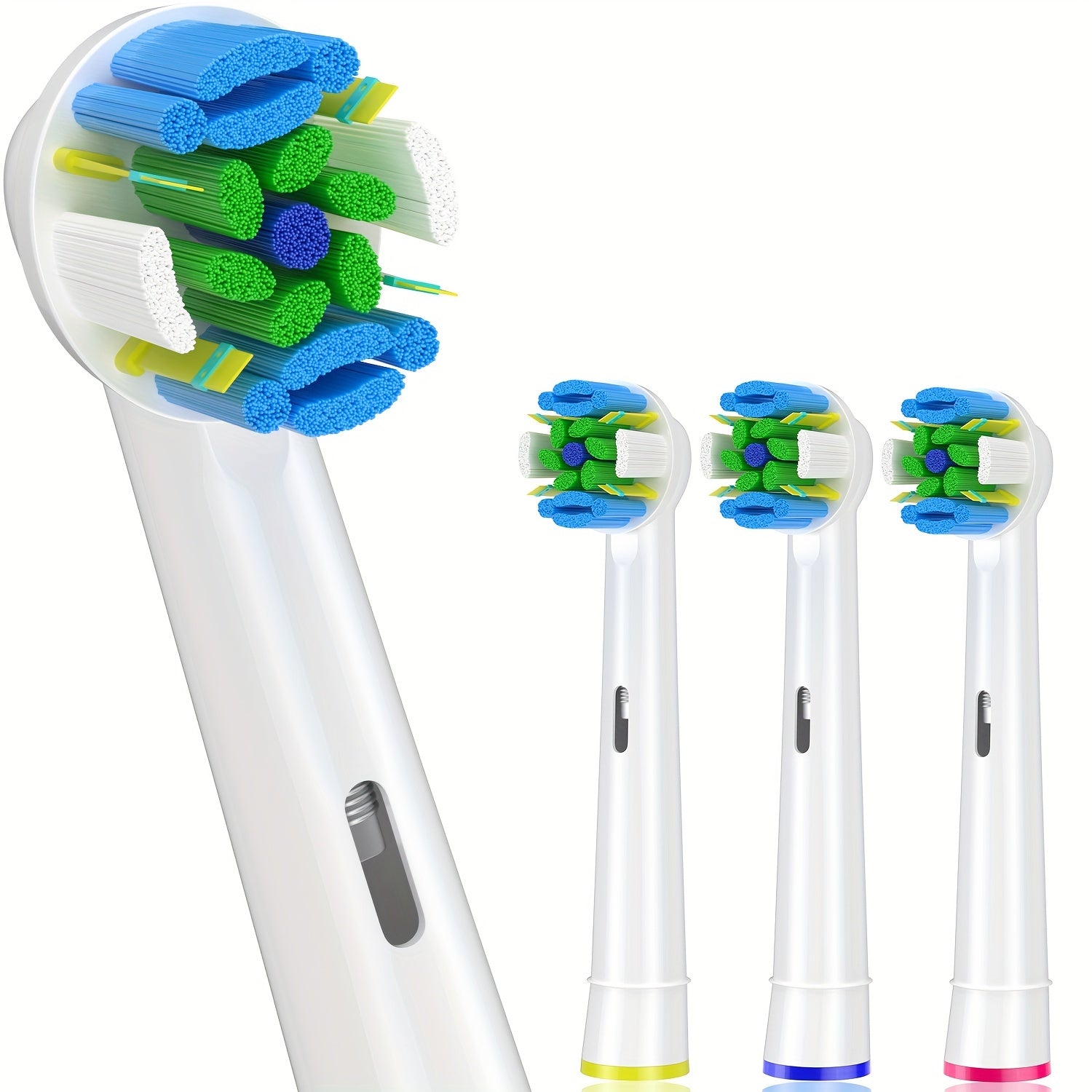 4 Pack Replacement Toothbrush Heads For Electric Toothbrushes Soft Bristles