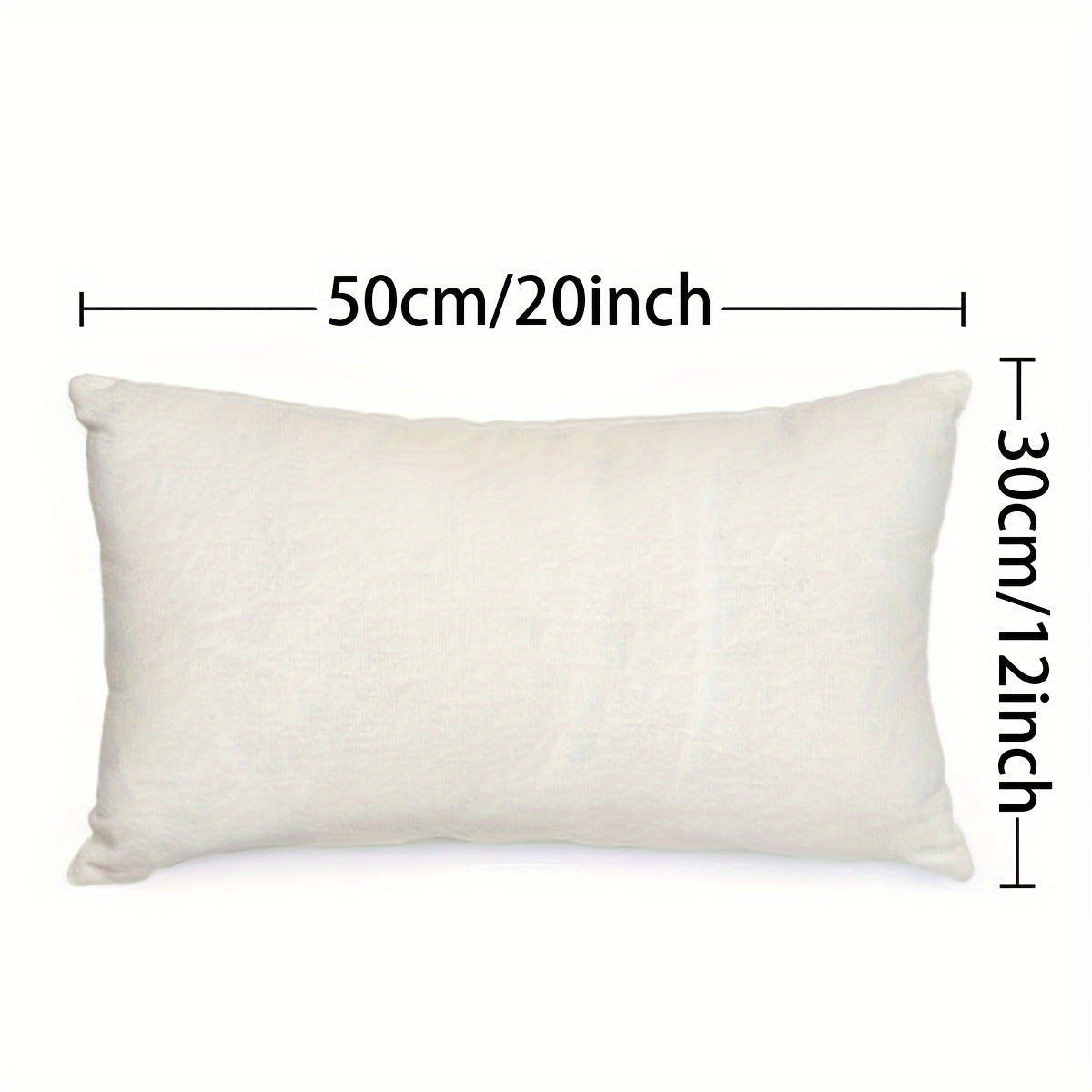 Linen Cushion Cover Floral Throw Pillow Case for Sofa Home Decor 12x20 Inches