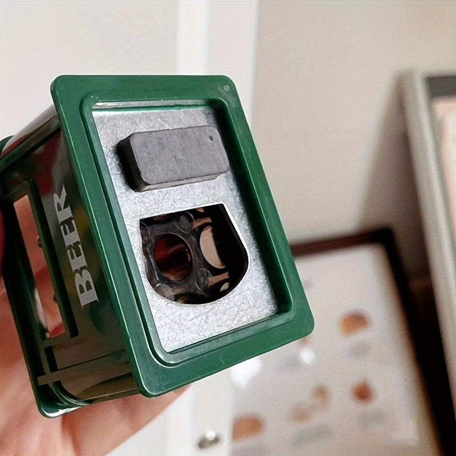 Magnetic Beer Opener 3D Bottle Cap Remover Plastic Fridge Magnet for Holidays