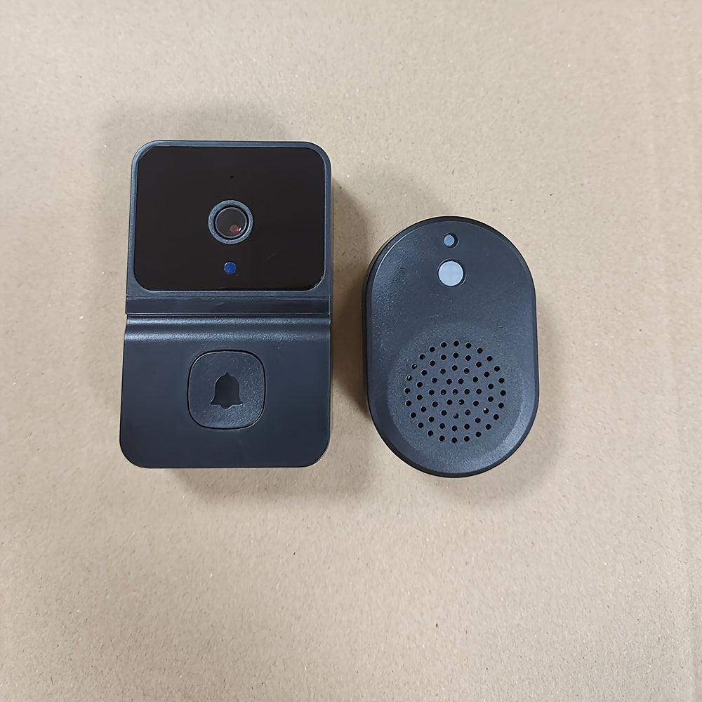 Wireless Video Doorbell with Wi-Fi Remote Intercom Battery Powered Wall Mount