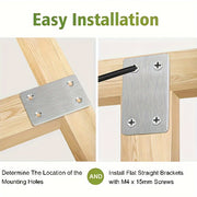 20pcs Flat Plate Fixed Code Set for Furniture and Shelves