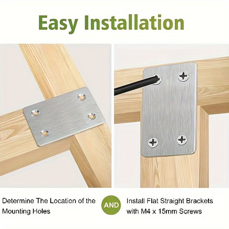 20pcs Flat Plate Fixed Code Set for Furniture and Shelves