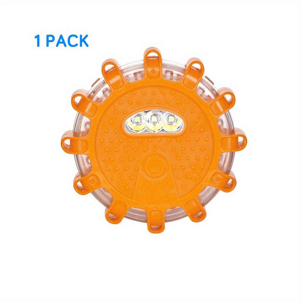  bengala de emergencia LED con base magnética y múltiples modos de destello