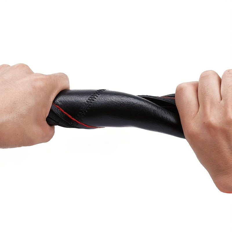 Universal teri avtomobil rul boshqich qopqog'i 38.1cm DIY ignalar va ip bilan