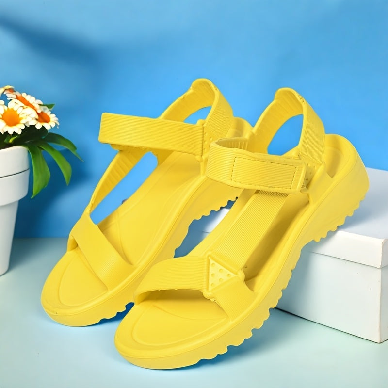 Women's EVA Slide Sandals with Adjustable Ankle Strap Open Toe Multiple Colors