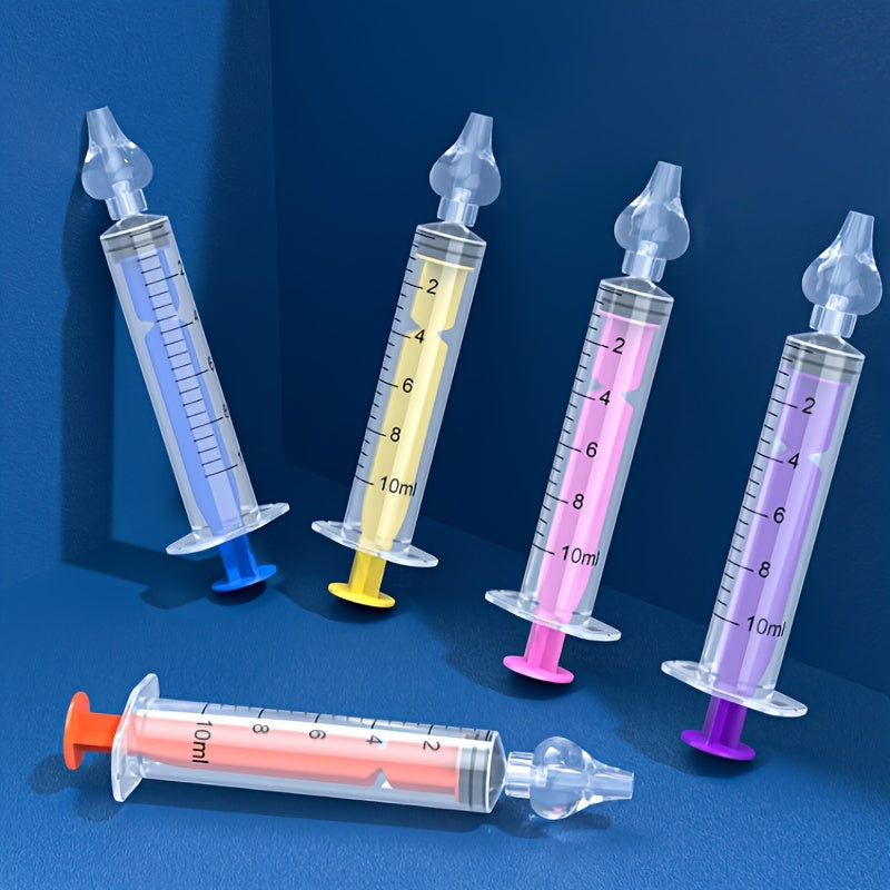 Set of 2 Baby Nasal Irrigation Kits with 10ml Syringe and Flushing Tool