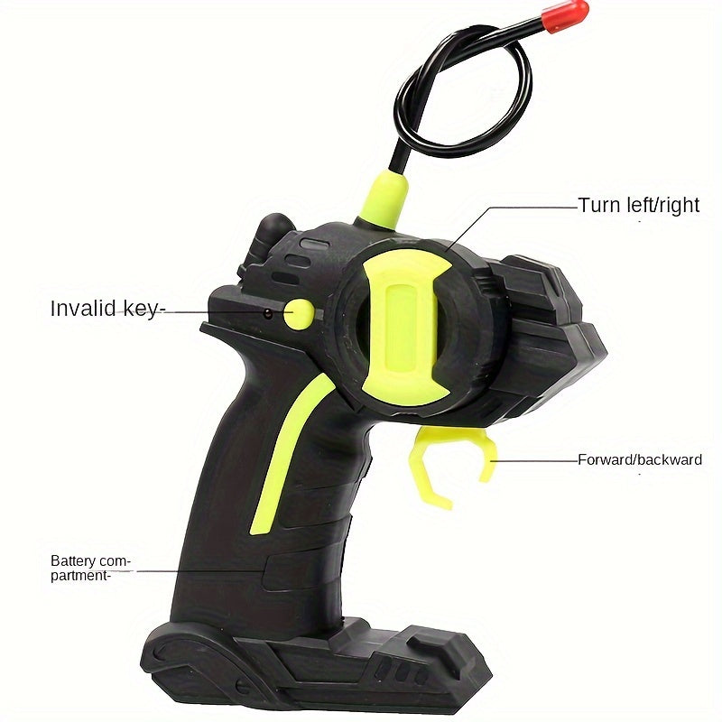 Coche RC de escala 1:14 2.4G para fuera de carretera con faros LED Batería recargable para niños y adultos