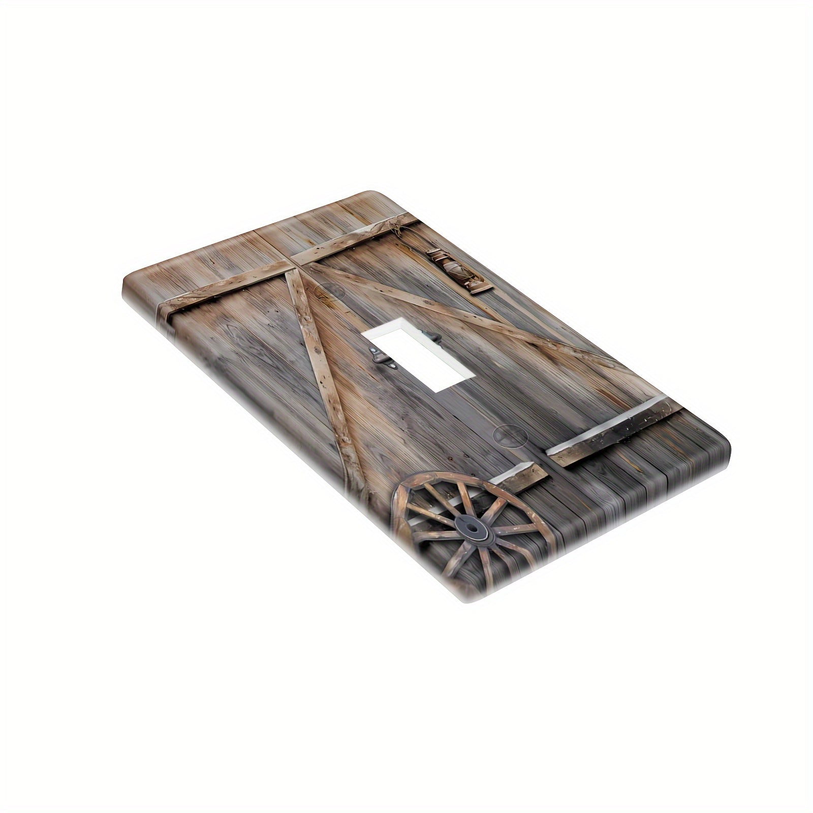 Wooden Barn Door Switch Panel for Bedroom Electrical Switches