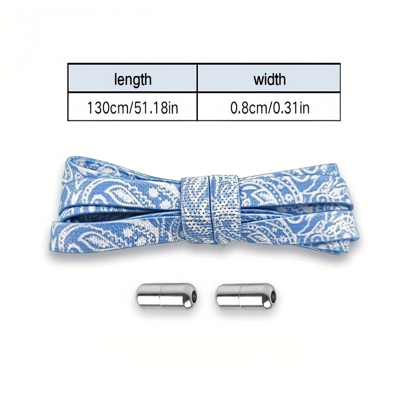 Adult No Tie Elastic Shoe Laces Pair Low Profile Easy To Wear