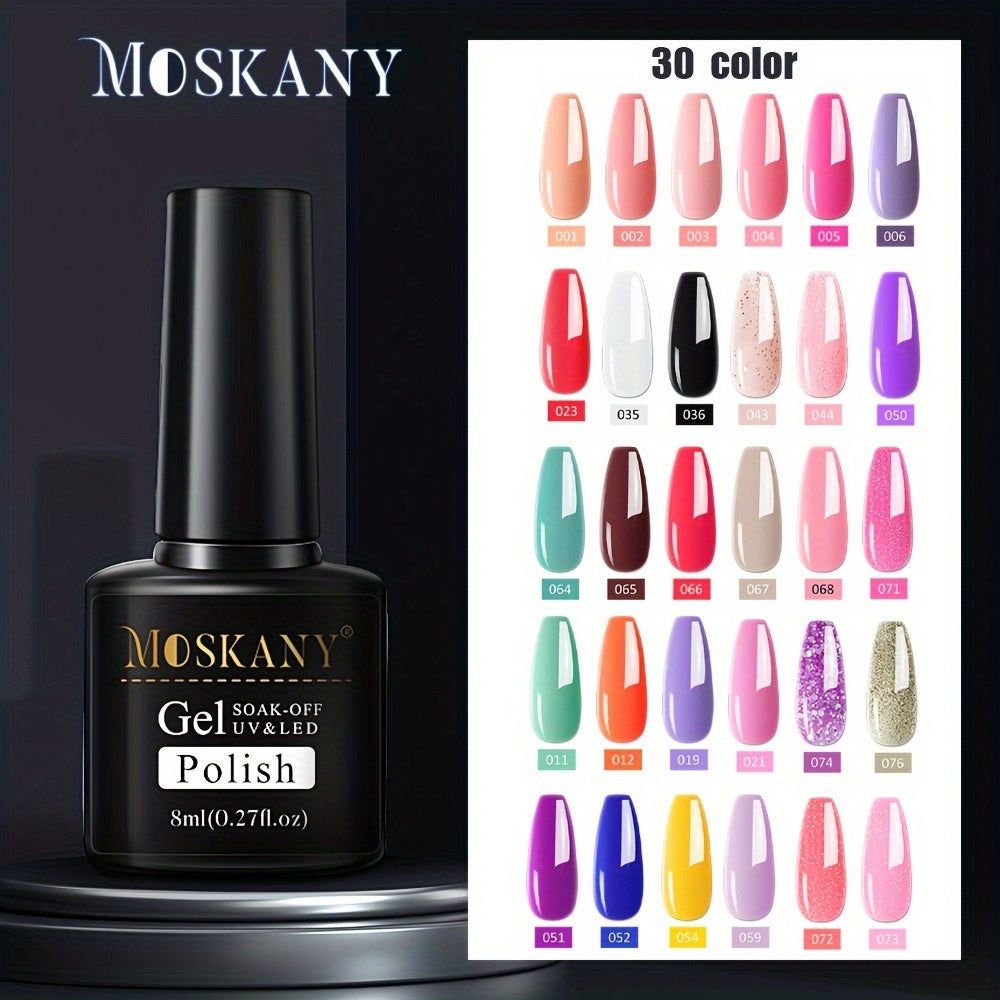 UV LED Gel Nail Polish Starter Kit with Top Base Coat Nail Drill and Decoration