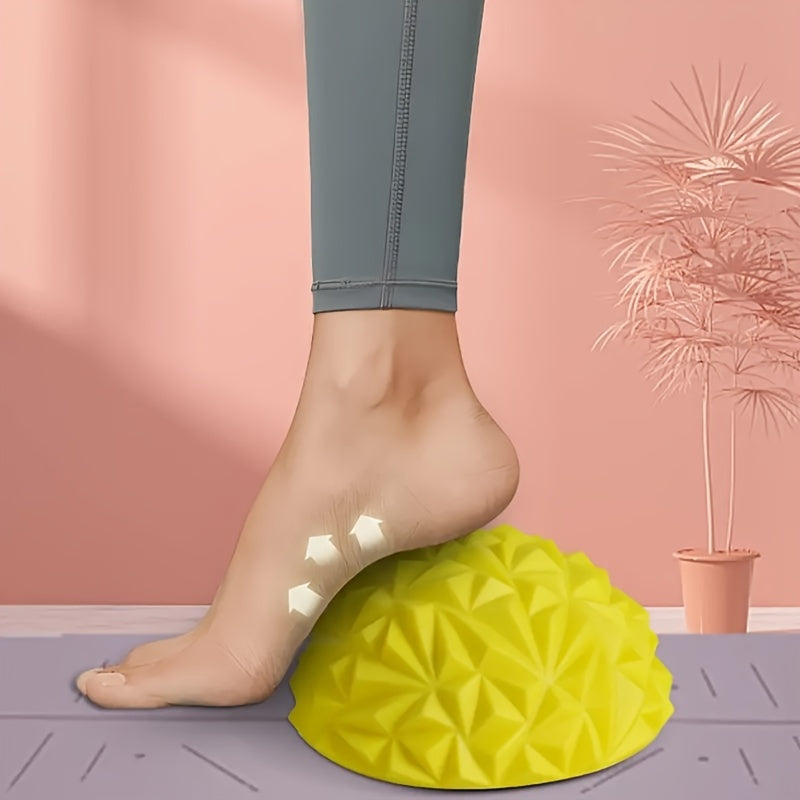 1 шт. ПВХ йога-мяч для балансировки, массажа ног и снятия стресса - подходит для йоги, пилатеса, гимнастики - взрослый, 1 упаковка