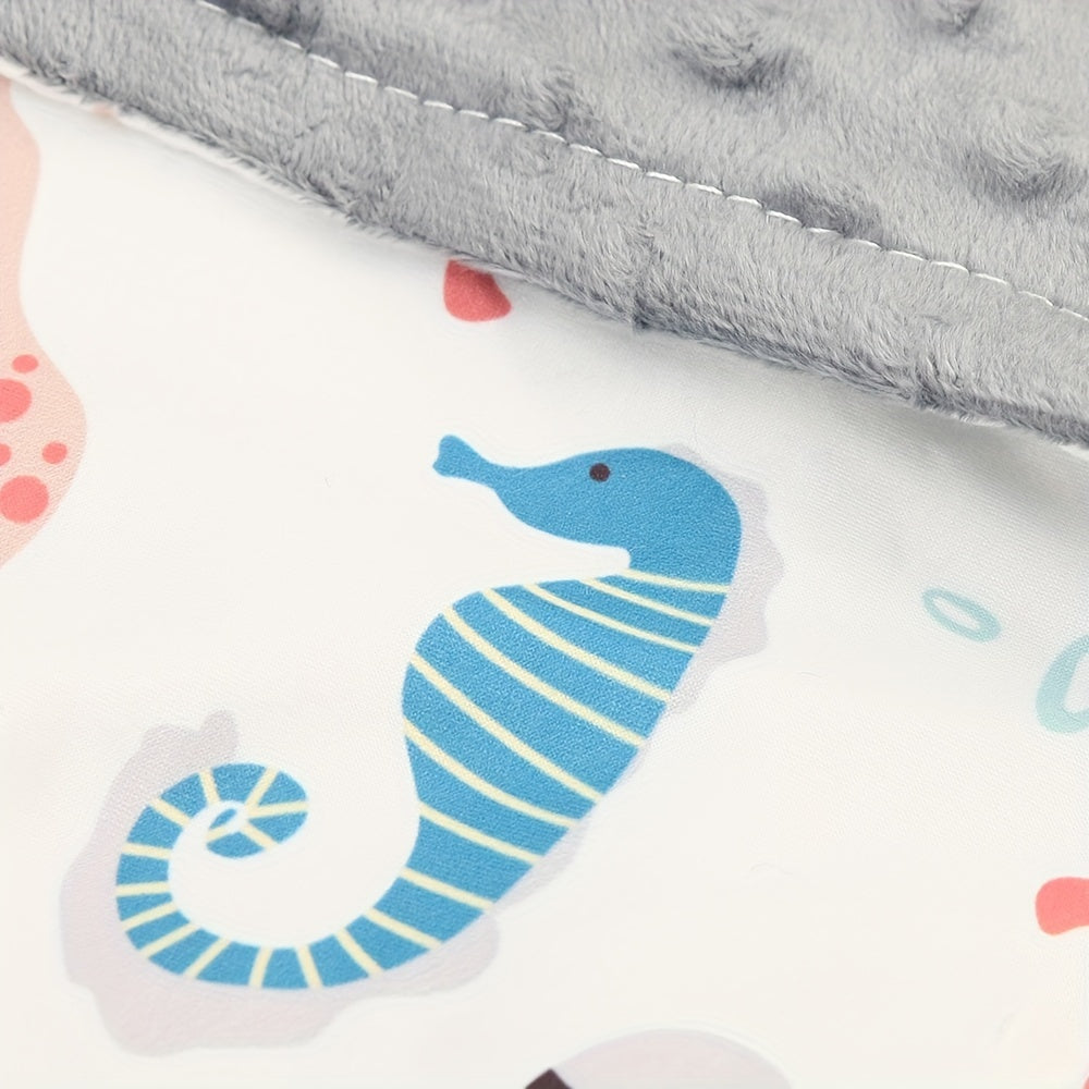 Animal Print Blanket for Kids Cozy Soft Throw Bed Cover 50x60 Inches