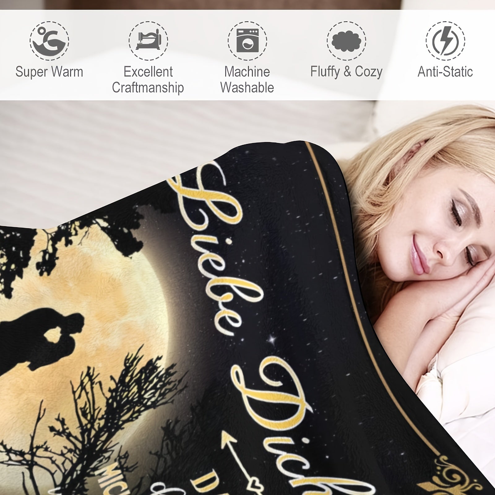 Soft Flannel Throw Blanket for Couples and All Seasons