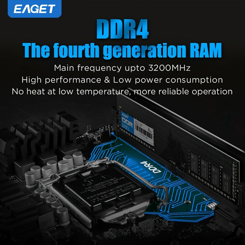8GB 16GB DDR4 RAM 3200MHz Desktop Memory for Intel AMD Motherboards