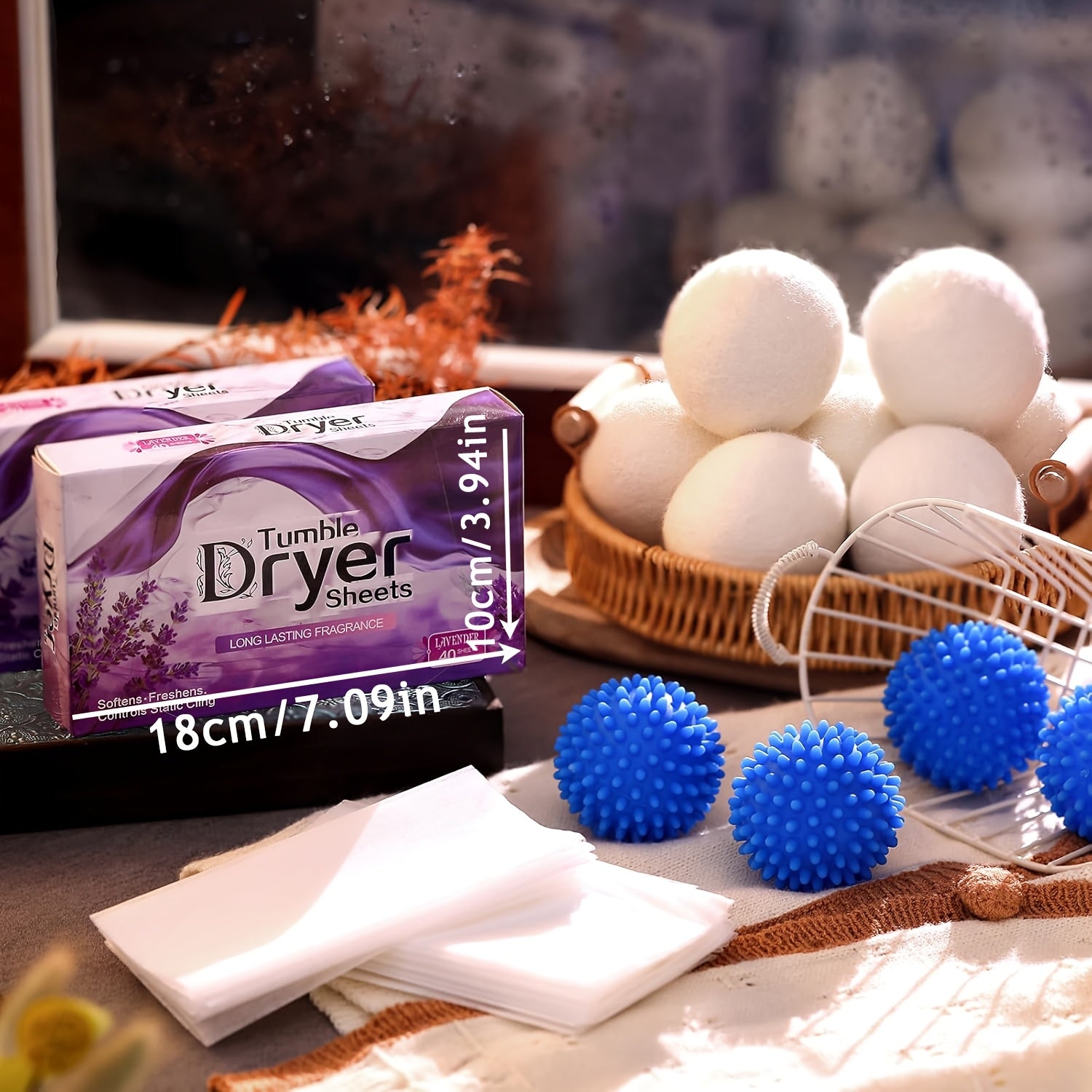 Paquete de hojas para secadora con suavizante de telas, 360 hojas, ultra suave, aroma fresco, eliminación de olores