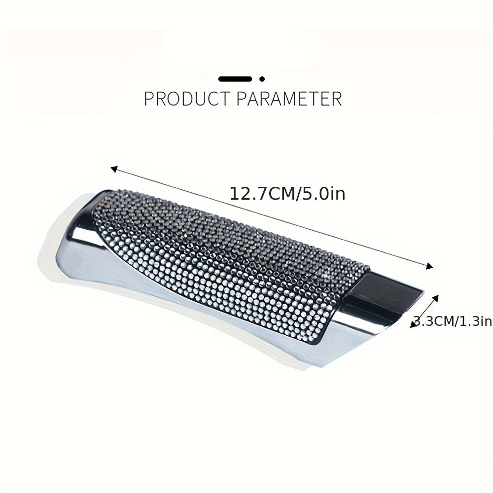 Car Handbrake Cover Crystal Rhinestone Decor for Vehicle Interior