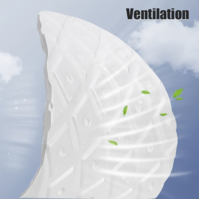 Unisex Sports Insoles Gel Shock Absorption Arch Support Orthopedic EVA 2-Piece Set