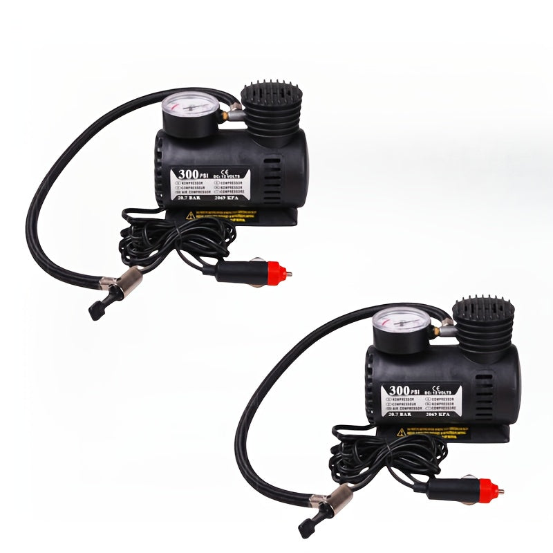 Portable 12V Electric Air Pump Tire Inflator for Cars Bikes Balls