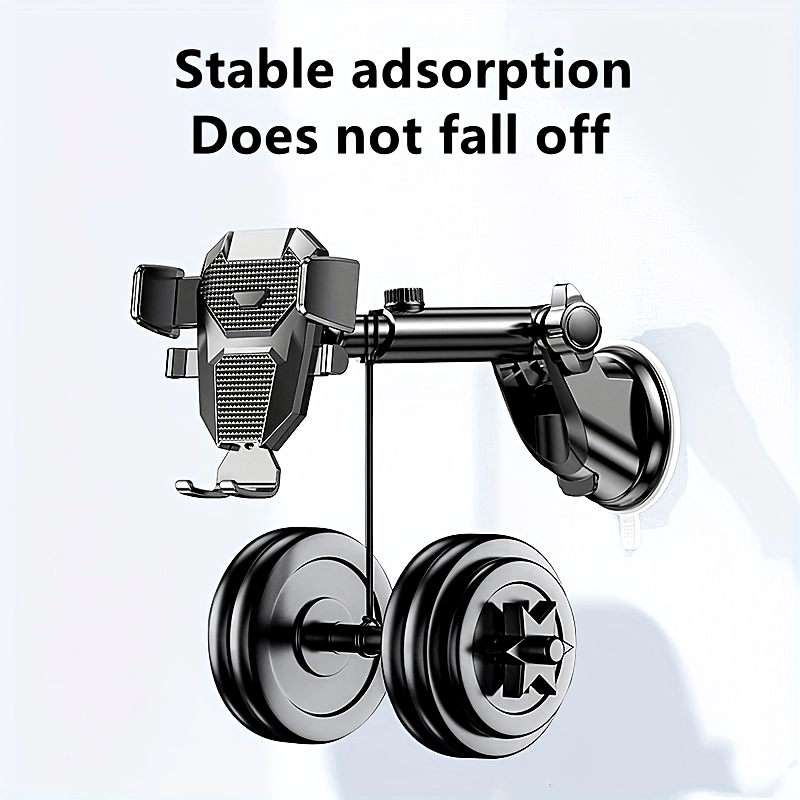 Adjustable Car Phone Holder Dashboard Mount Rotatable Clamp Durable ABS