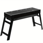 Foldable stainless steel grill for outdoor BBQ camping picnics modern durable design