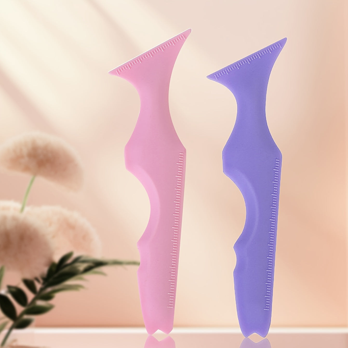 Qayta ishlatiladigan silikon makiyaj qoʻllanmasi, qosh, lab va koʻzoynak uchun